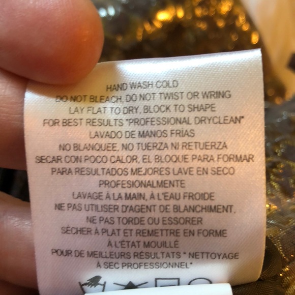 ELLEN TRACY Size 14 Shimmer SnakeScale Lined Skirt Elegant Party Luxe $298 NEW - Picture 9 of 14